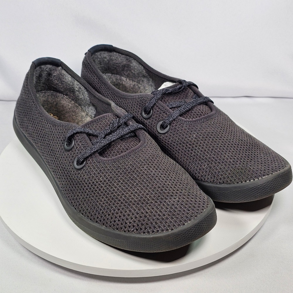 Allbirds‎ Wool Runner Mizzles Men's Charcoal Gray Knit Lace Up Shoes Size 11